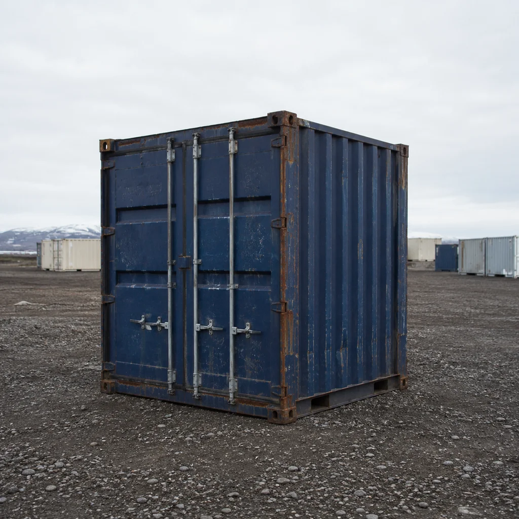 8 fods container, dokumentarfoto